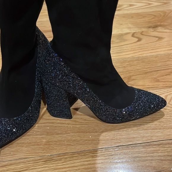 New Shelley’s of London Ely Glitter stretch boots 6.5 - Picture 13 of 15